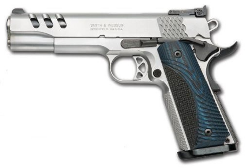 SMITH & WESSON 1911 PC 45ACP 5" 8rd SS/G10