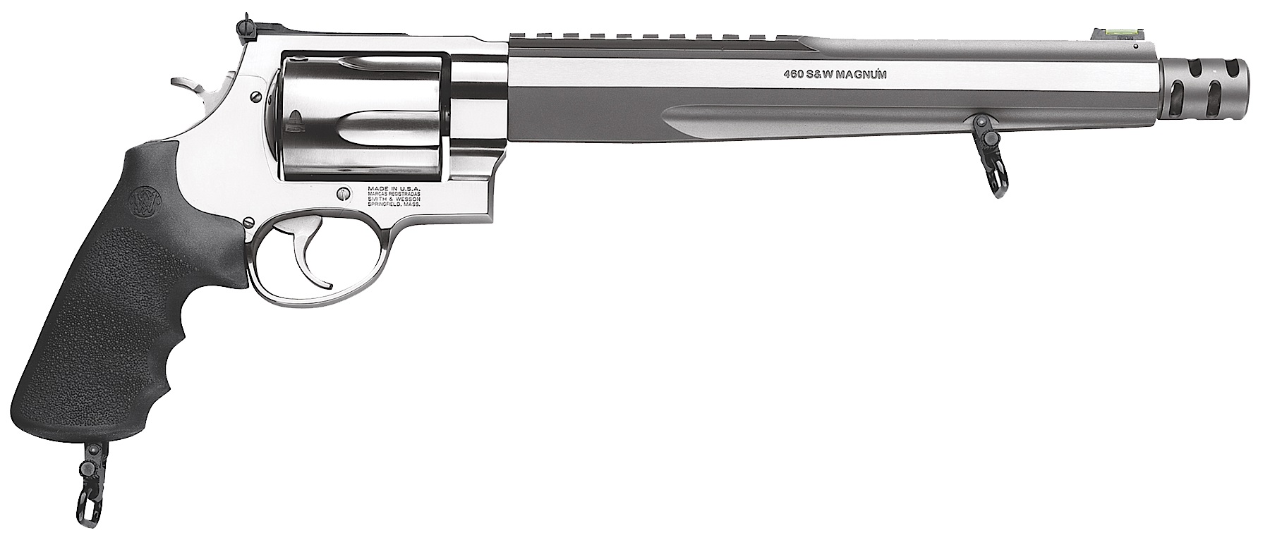 SMITH & WESSON 460XVR (X-treme Velocity) 460 S&W Mag 10.5" 5rd Revolver w/ Muzzle Break - Stainless
