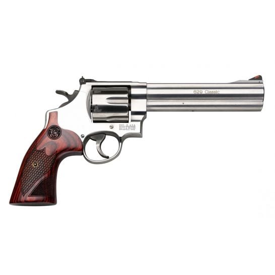 SMITH & WESSON 629 Deluxe 44 Rem Mag 6.5" 6rd Revolver - Stainless