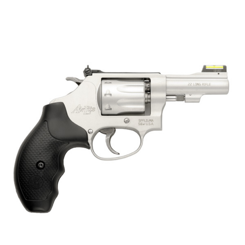 SMITH & WESSON 317 Airlite 22LR 3" 8rd Revolver w/ Night Sights - Stainless