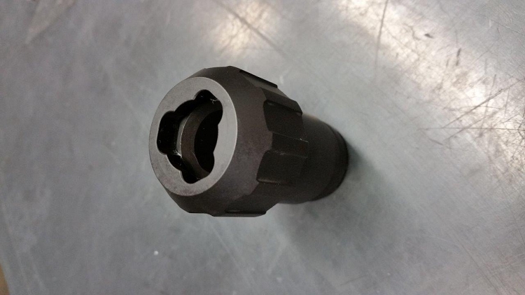 AAC AAC (ADVANCED ARMAMENT) Triad 3-Lug Adapter 9mm for EVO9 or ECO-9