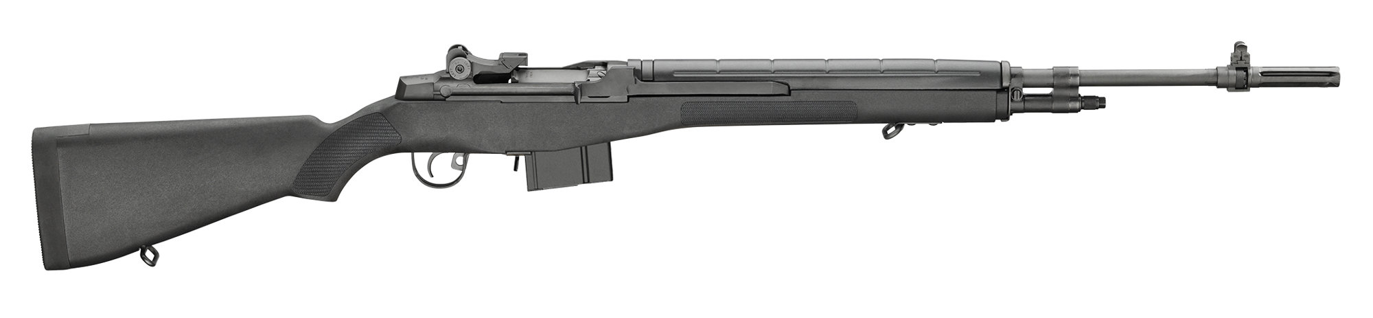 SPRINGFIELD ARMORY M1A Loaded 7.62x51 NATO 22" 10rd Semi-Auto Rifle w/ Flash Suppressor - Black