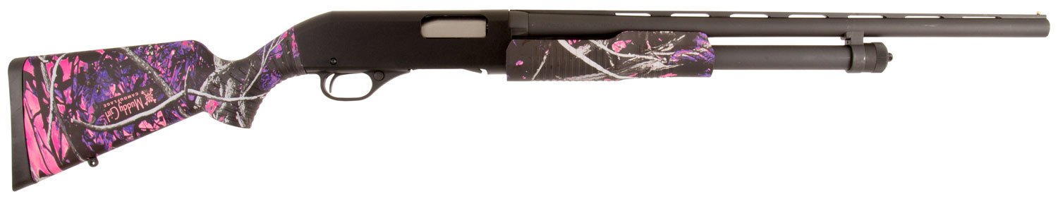 STEVENS 320 Field Grade Compact 20 Gauge 3" 5rd Pump Shotgun - Muddy Girl Camo