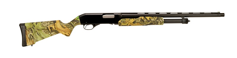 STEVENS 320 Field Grade 12 Gauge 22" 5rd Pump Shotgun - Mossy Oak Obsession / Black
