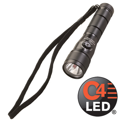 Streamlight Streamlight 51056 Night Com LED Flashlight 105 Lumens CR123A 2 Aluminum Black
