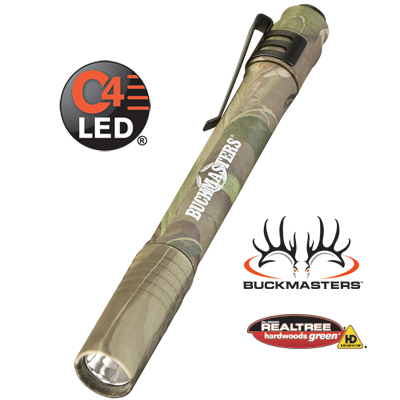 Streamlight Streamlight 66124 Buckmasters Camo Stylus PRO Penlight Wgreen LED Aluminum Camo