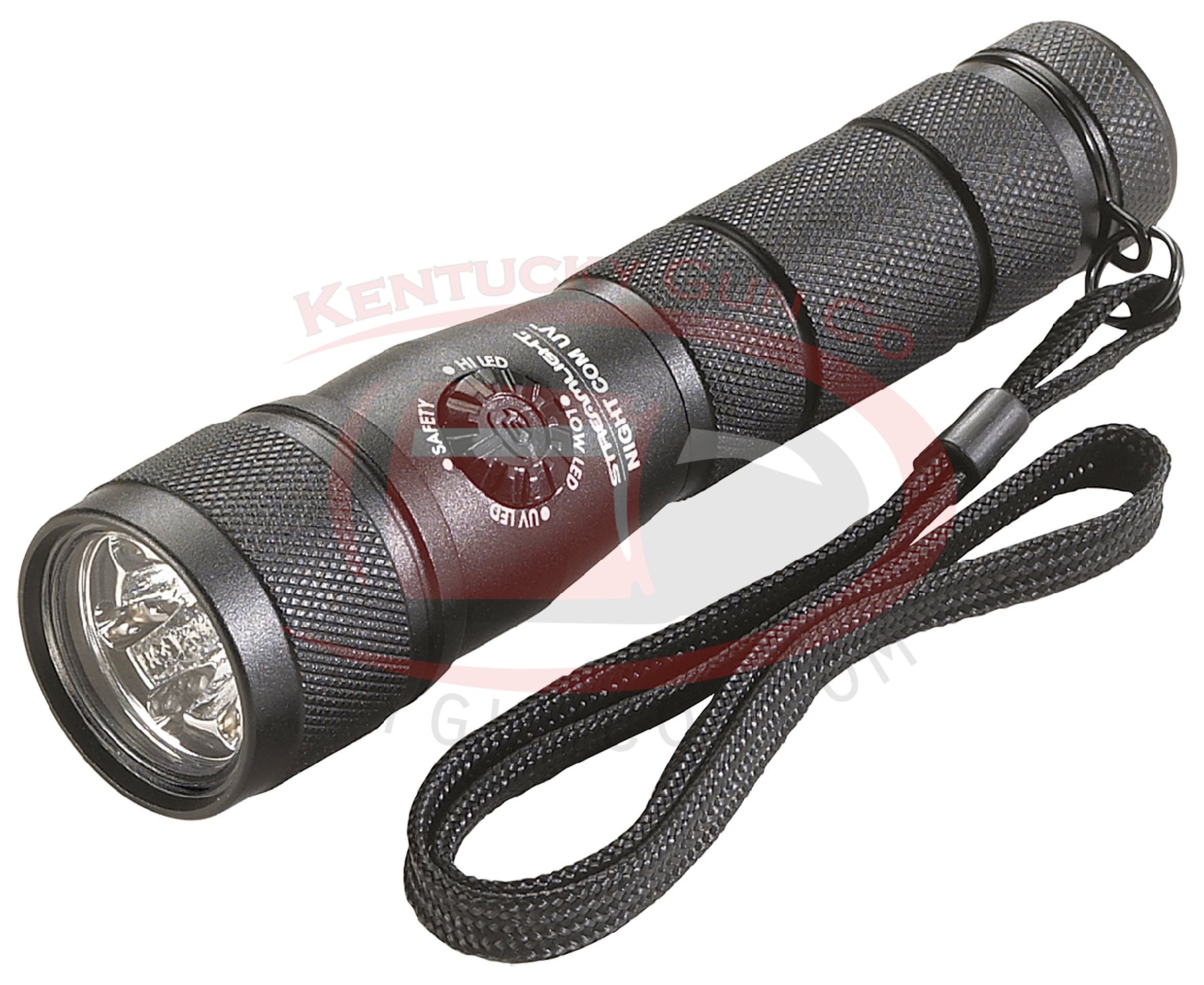Streamlight Streamlight 51046 Night Com Uv Flashlight 50115 Lumens CR123A 2 Aluminum Blk