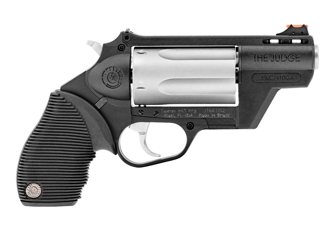 TAURUS Judge Public Defender Poly 410 Gauge / 45 LC 2" 5rd Revolver - Two-Tone / Rubber Grips
