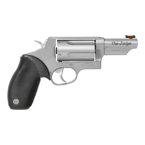 TAURUS Judge 45 LC  410 Gauge 3 5rd Revolver w Fiber Optic Sights  Stainless