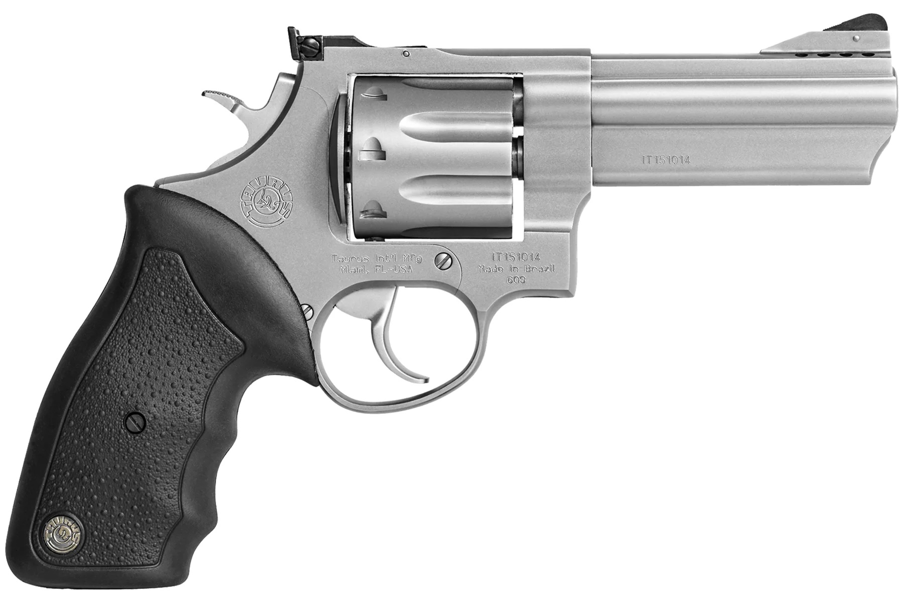 TAURUS 608 357 Mag 4" 8rd Revolver - Stainless