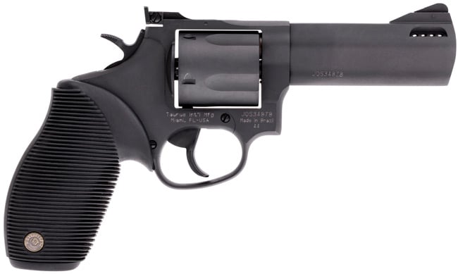 TAURUS Tracker 44 Rem Mag / 44 SW Special 4" 5rd Revolver | Black w/ Rubber Grips