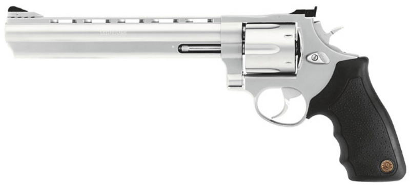 TAURUS Model 44 - 44 REM MAG 8.35" 6rd Revolver - Stainless / Rubber Grips