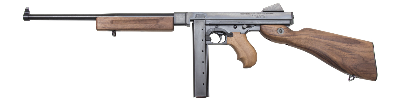 THOMPSON M1 Carbine (Tommy Gun) 45ACP 16.5" 30rd Semi-Auto Rifle w/ Stick Mag | American Walnut