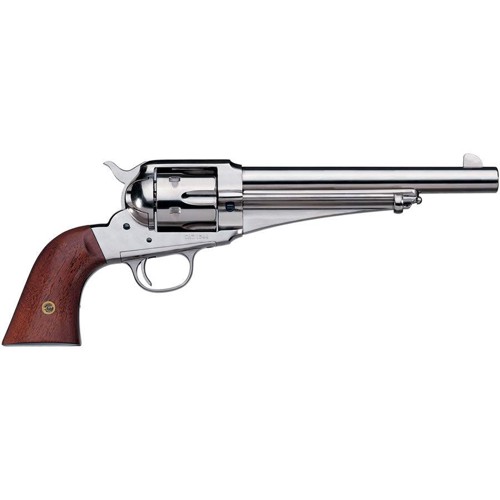 UBERTI 1875 Army Outlaw 45LC 75 6rd Revolver  Nickel w Walnut Grips