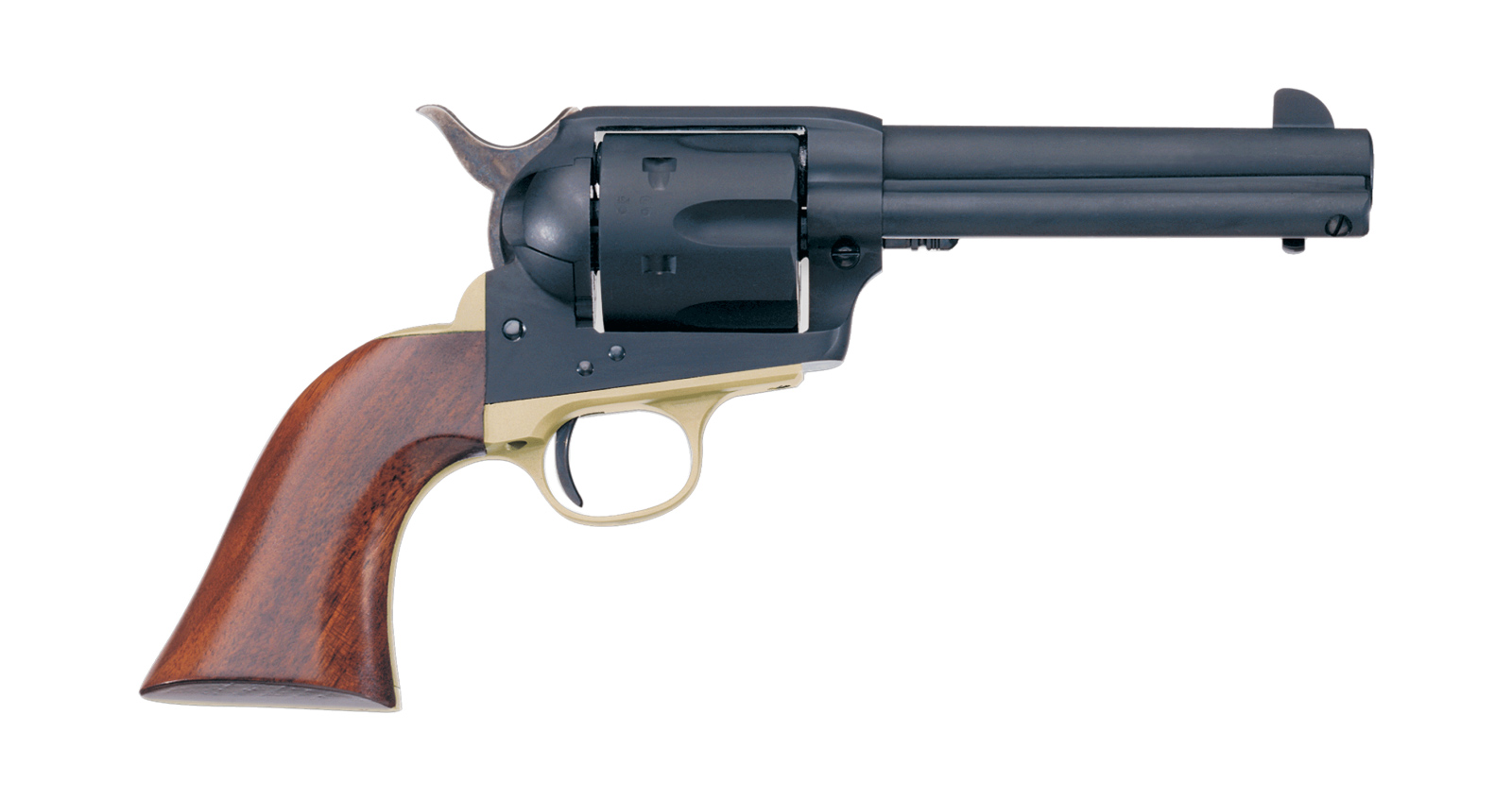 UBERTI 1873 Cattleman Hombre 45LC 4.8" 6rd Revolver - Blued / Walnut Grips