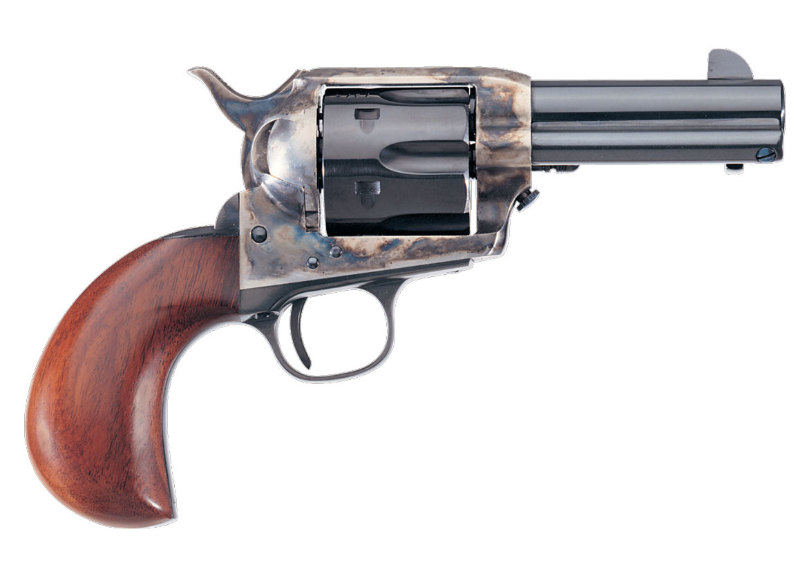 UBERTI 1873 Cattleman Old Model  Birds Head 357 Mag 3.5" 6rd - Case Hardened