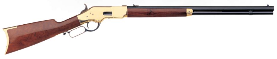UBERTI 1866 Yellowboy Sporting Brass 45 LC 24.25" 13rd Lever Rifle w/ Octagon Barrel -Blued | Walnut