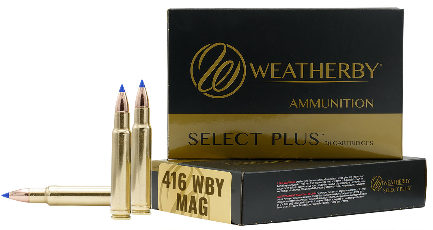 Weatherby WEATHERBY Select Plus 416 WBY Mag 400gr Soft Point Round Nose Ammunition | 20 Rounds