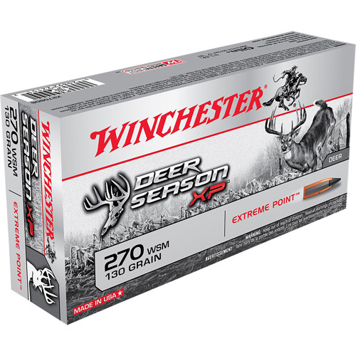 WINCHESTER AMMO 270 WSM 130Gr Deer Season XP 20rd