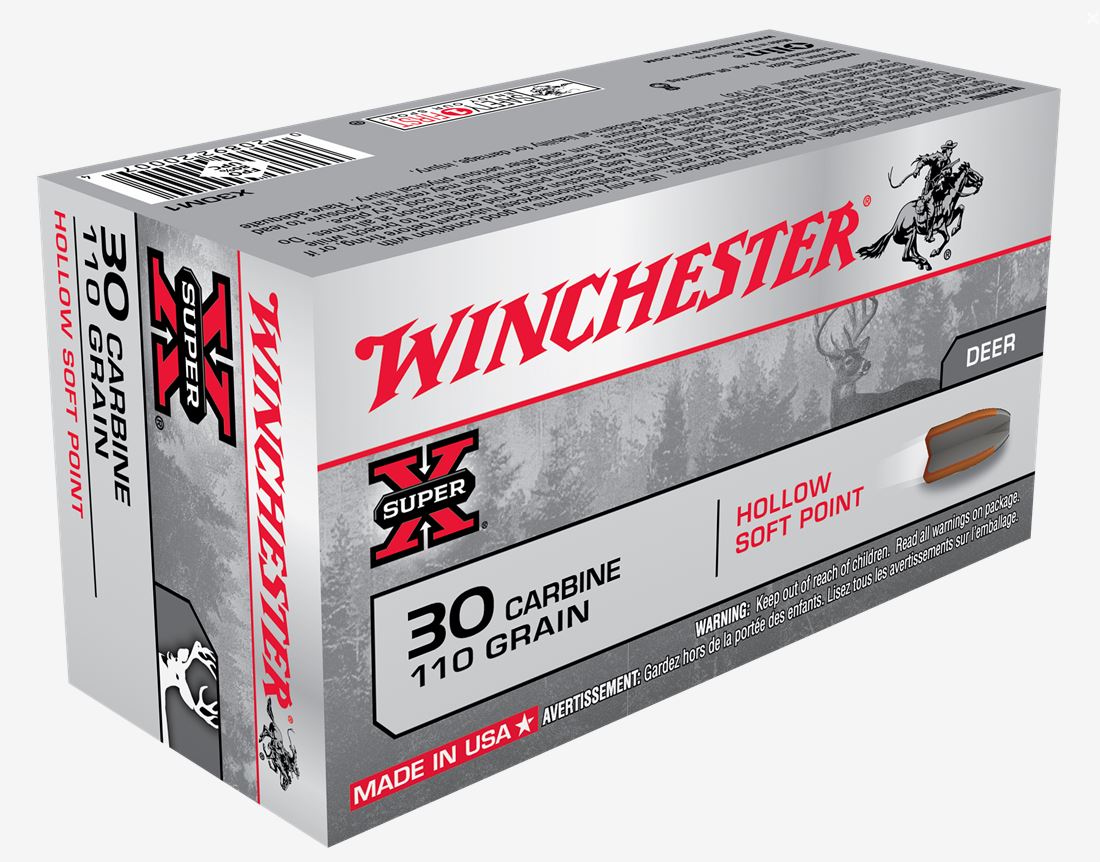 Winchester Repeating Arms Winchester Ammo X30M1 Super X 30 Carbine 110 GR Hollow Soft Point Hsp 50 Bx 10 Cs