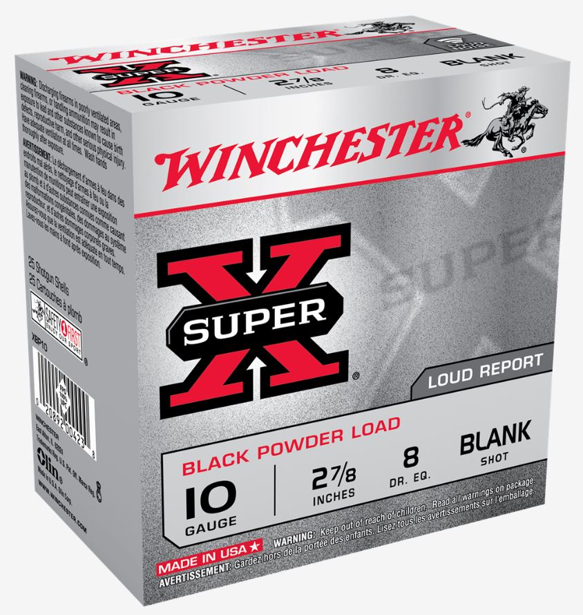 Winchester WINCHESTER AMMO Super-X 10 Gauge 2-7/8" 8 DR. EQ. Blank