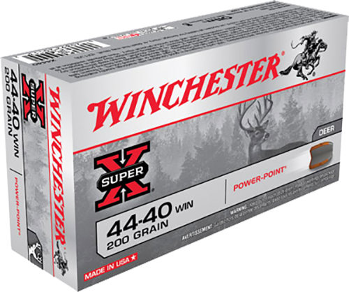 Winchester Repeating Arms Winchester Ammo X4440 Super X 44 40 Winchester 200 GR Power Point Pp 50 Bx 10 Cs