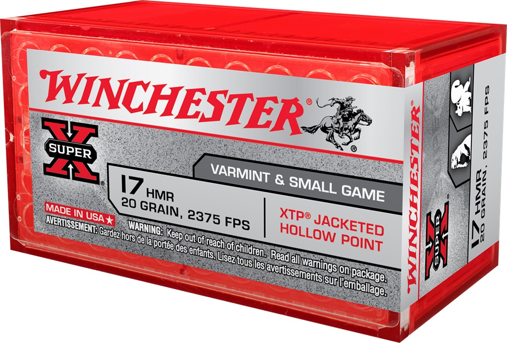 HMKY Winchester 17 HMR XTP JHP Ammo 50 Rounds