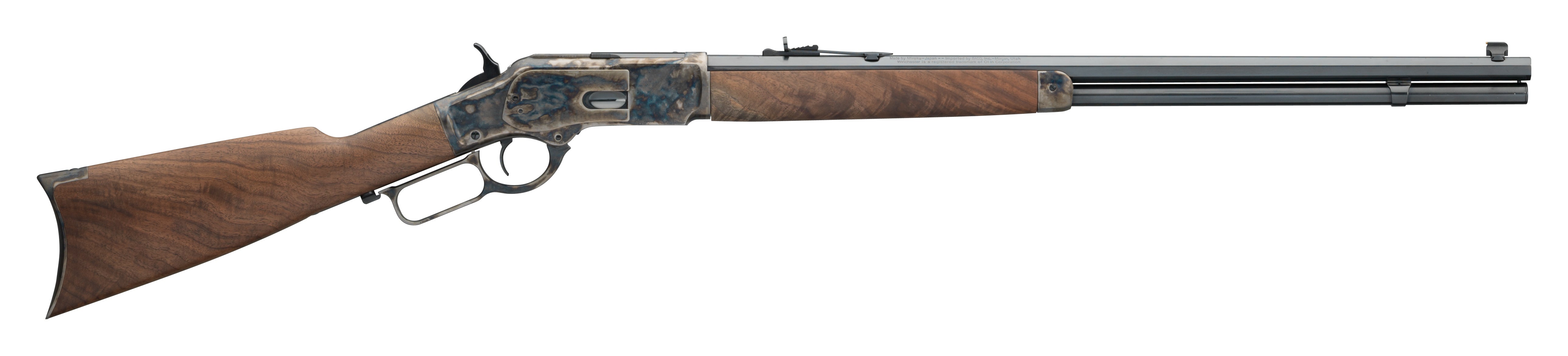 WINCHESTER Model 1873 Sporter Octagon 357 Mag 24" Lever Action Rifle - Case Hardened / Black