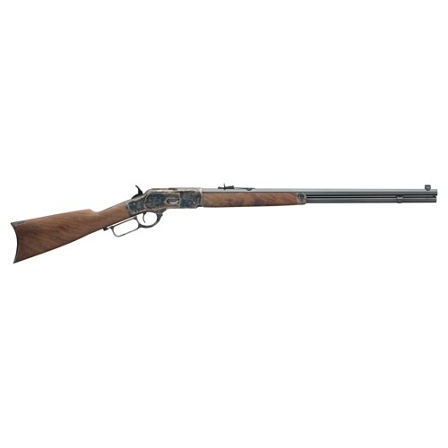 WINCHESTER Model 1873 Sporter Octagon 357 Mag 24" Lever Action Rifle - Case Hardened / Black