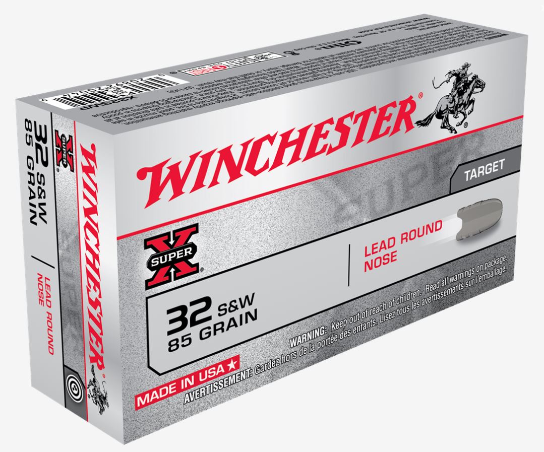 Winchester Repeating Arms Winchester Ammo X32SWP Super X 32 Sw 85 GR Lead Round Nose Ldrn 50 Bx 10 Cs