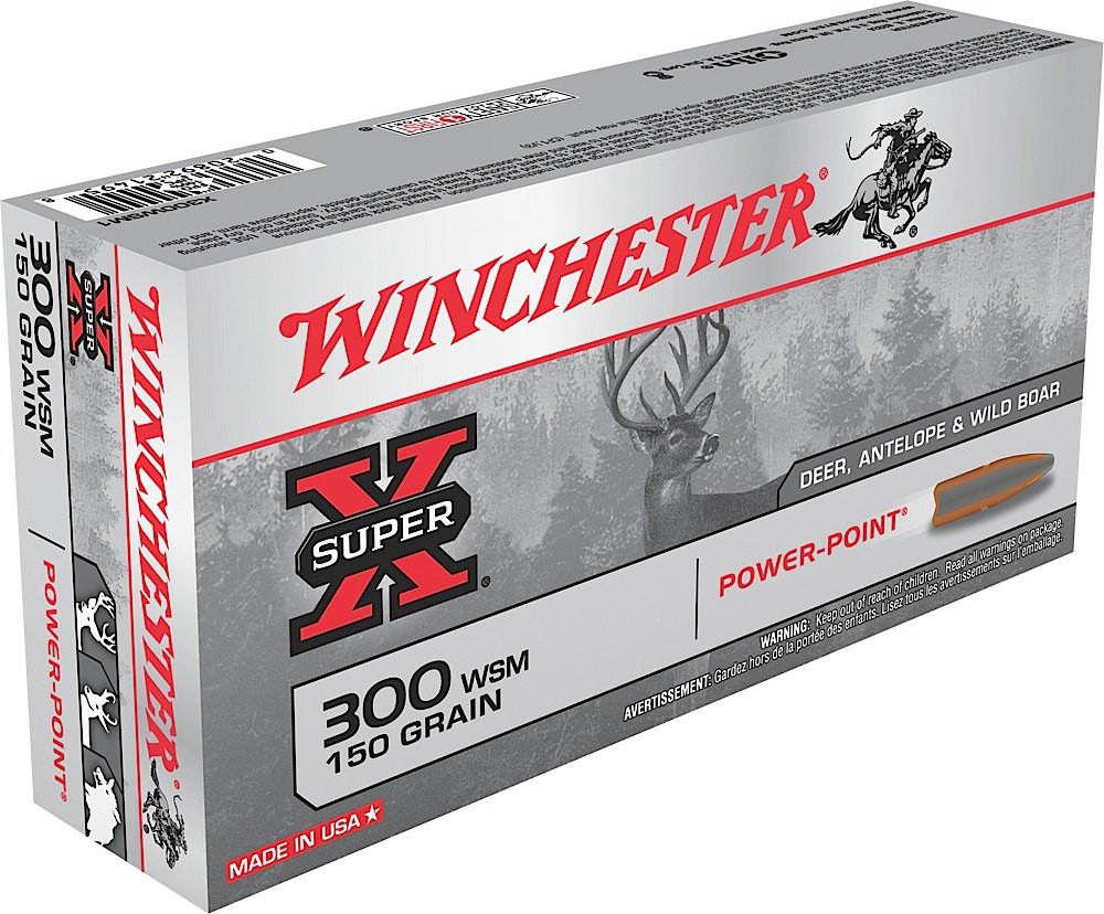 WINCHESTER AMMO 300 WSM 150Gr SuperX Power-Point 20rd