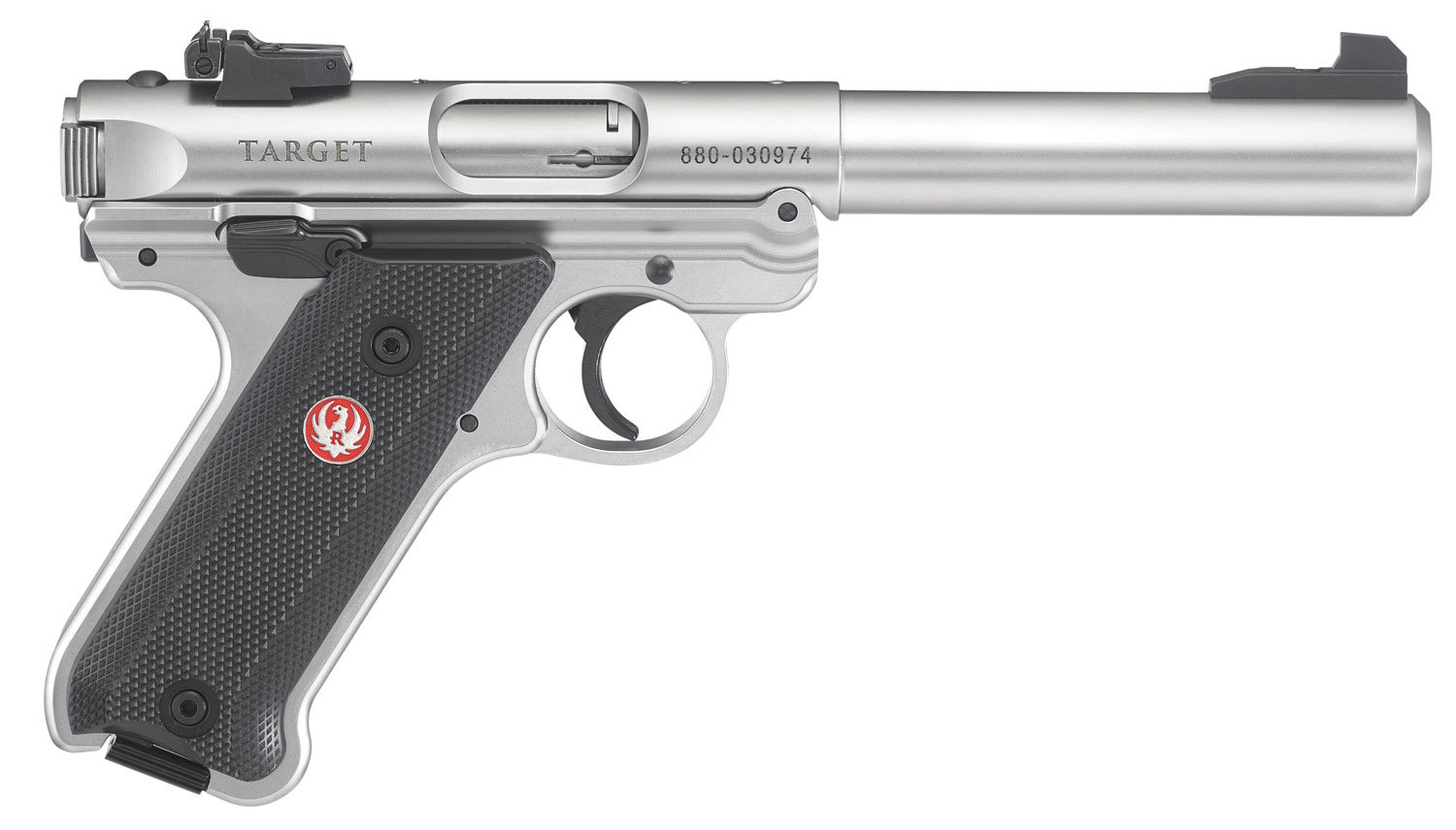 RUGER Mark IV Target 22 LR 5.5" 10rd Pistol - Stainless