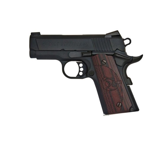COLT 1911 Defender 45 ACP 3 71 Pistol w Night Sights  Cherry Grips
