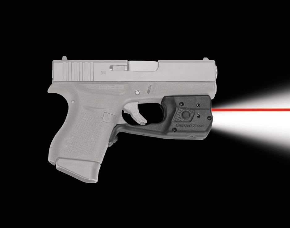 Crimson Trace Crimson Trace Laserguard Pro Weaponlight Laser 150 Lumens Red Laser Fits Glock 42 43 Black