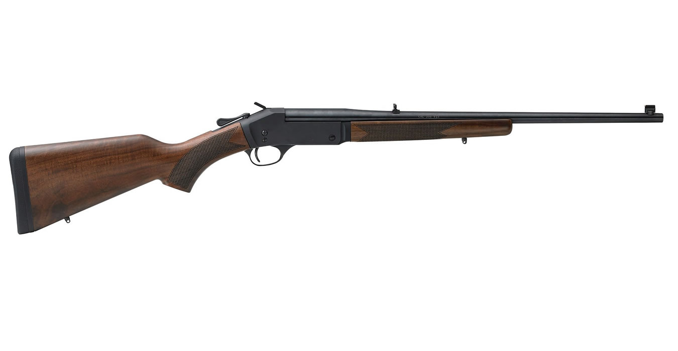 HENRY SINGLE SHOT 243 Win 22" Rifle - Walnut / Black