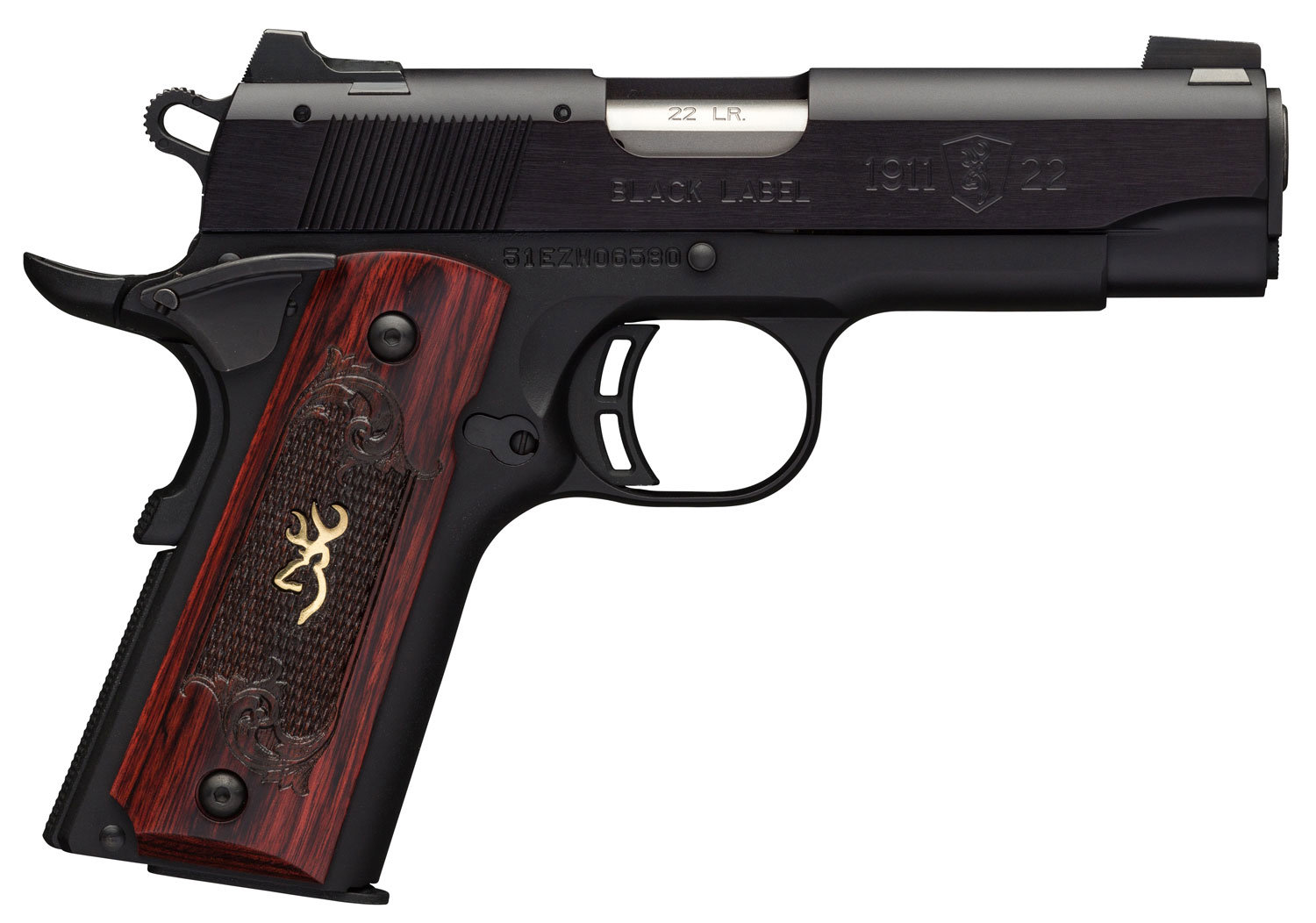 BROWNING 1911-22 22 LR 3.6" 10rd - Black
