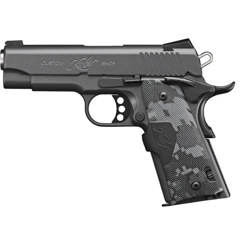 KIMBER Pro Covert 1911 45 ACP 4 7rd Pistol w Crimson Trace Lasergrips  Black  Urban Camo