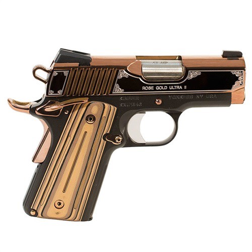 KIMBER Rose Gold Ultra II 1911 45 ACP 3 7rd Pistol  PVD Coating