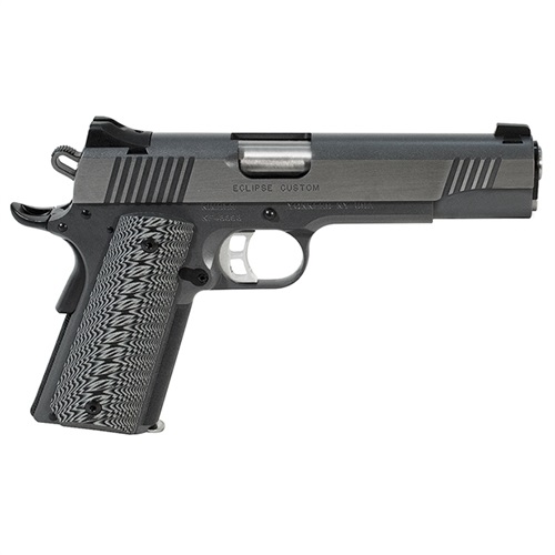 KIMBER Eclipse Custom 1911 10mm 5" 8rd Pistol w/ Night Sights - Charcoal Grey w/ G10 Grips