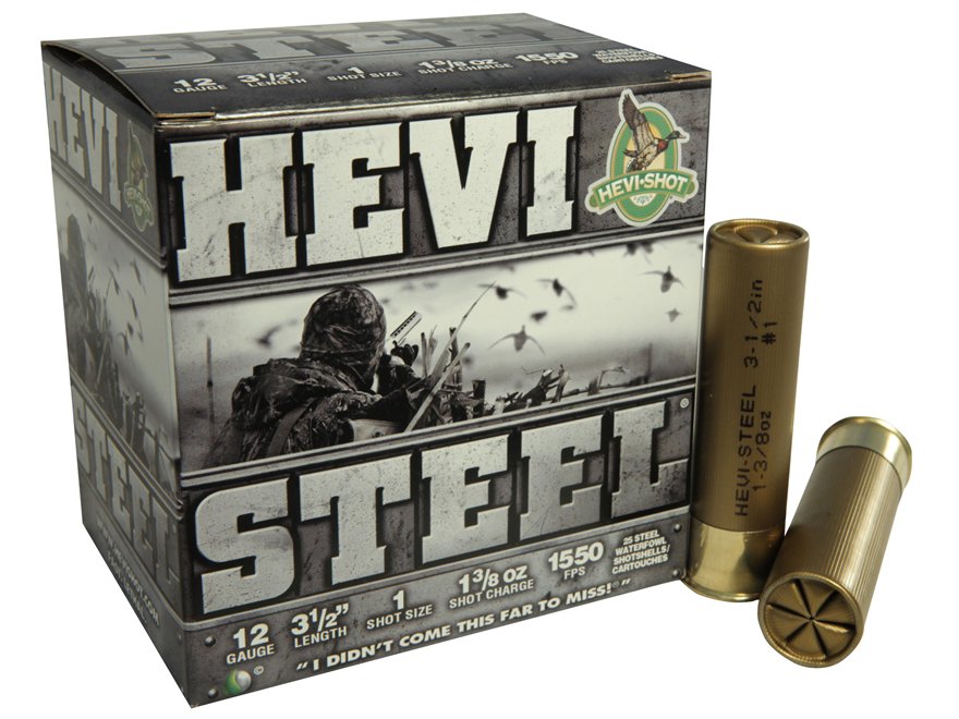 HEVI-SHOT 20Ga Hevi Steel 1 Shot 3" 7/8 Wgt 1400 FPS