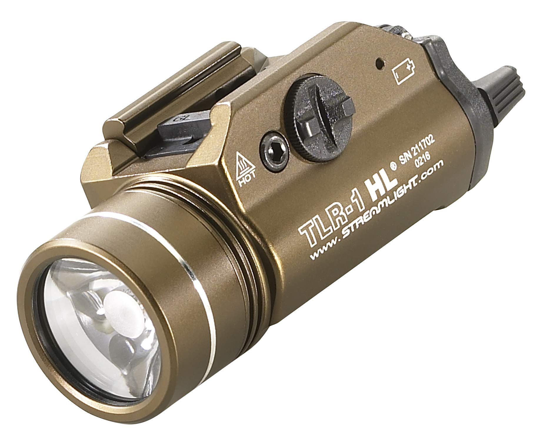 Streamlight TLR-1 HL 1000 Lumen Weapon Light FDE