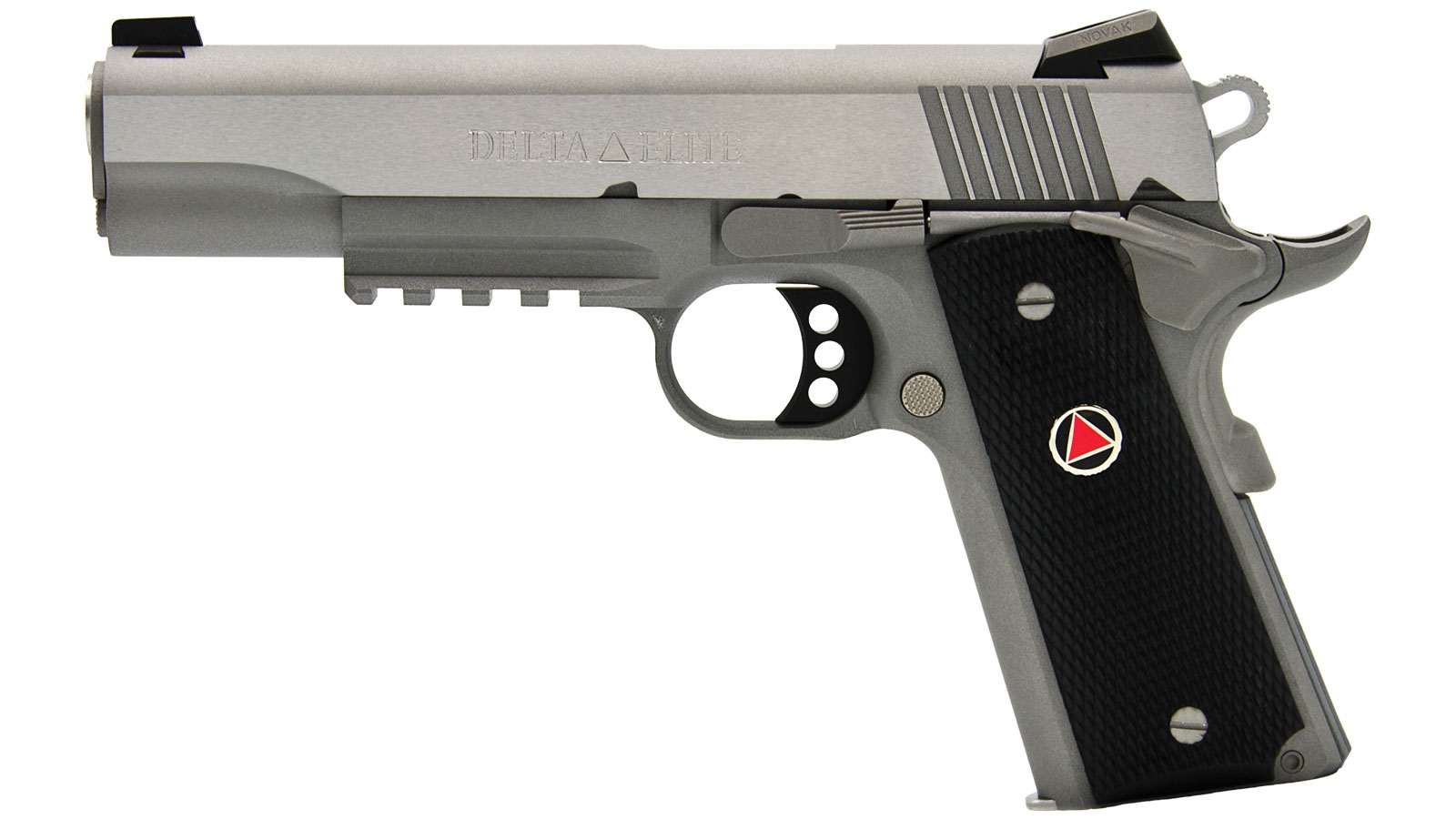 COLT Delta Elite 1911 10mm 5" 8rd Pistol - Stainless w/ Composite Delta Medallion Grips