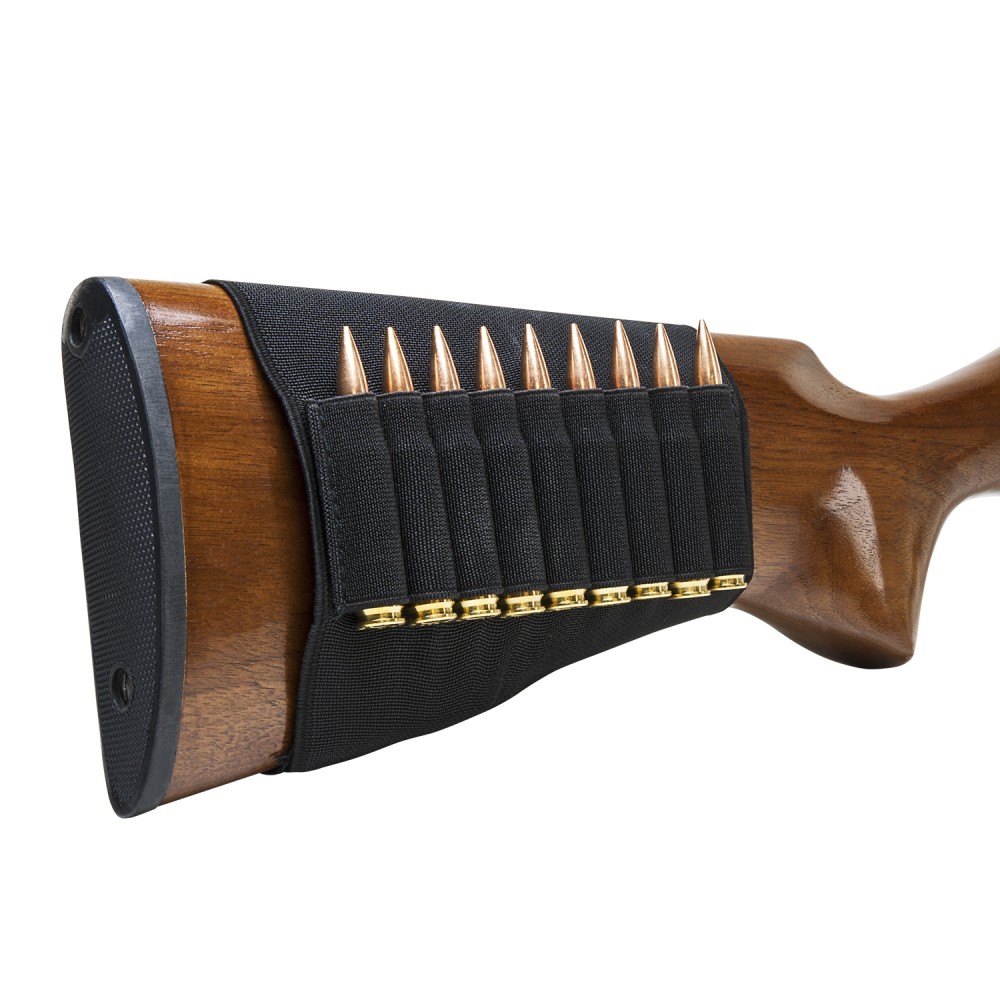 NcSTAR Vism Rifle Stock Cartridge Pouch Black