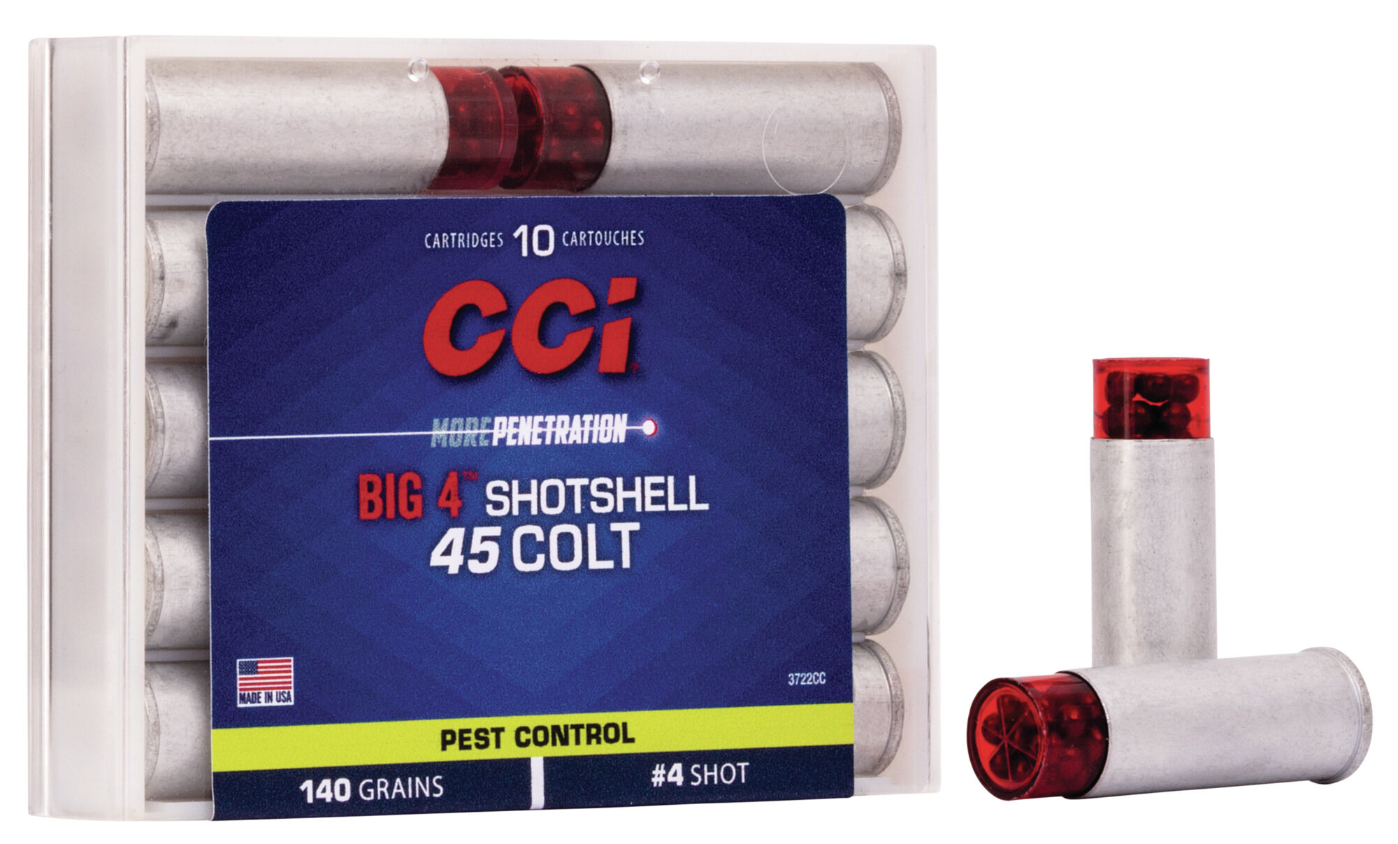 CCI Pest Control 45 LC 140gr Shotshell Ammunition | 10 Rounds