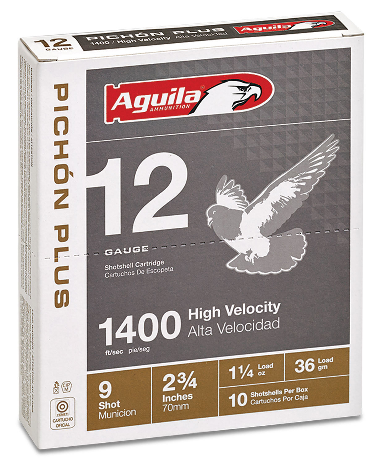 Aguila AGUILA AMMO 12Ga Hunting 2.75" 1-1/4 oz 9 Shot 10rd