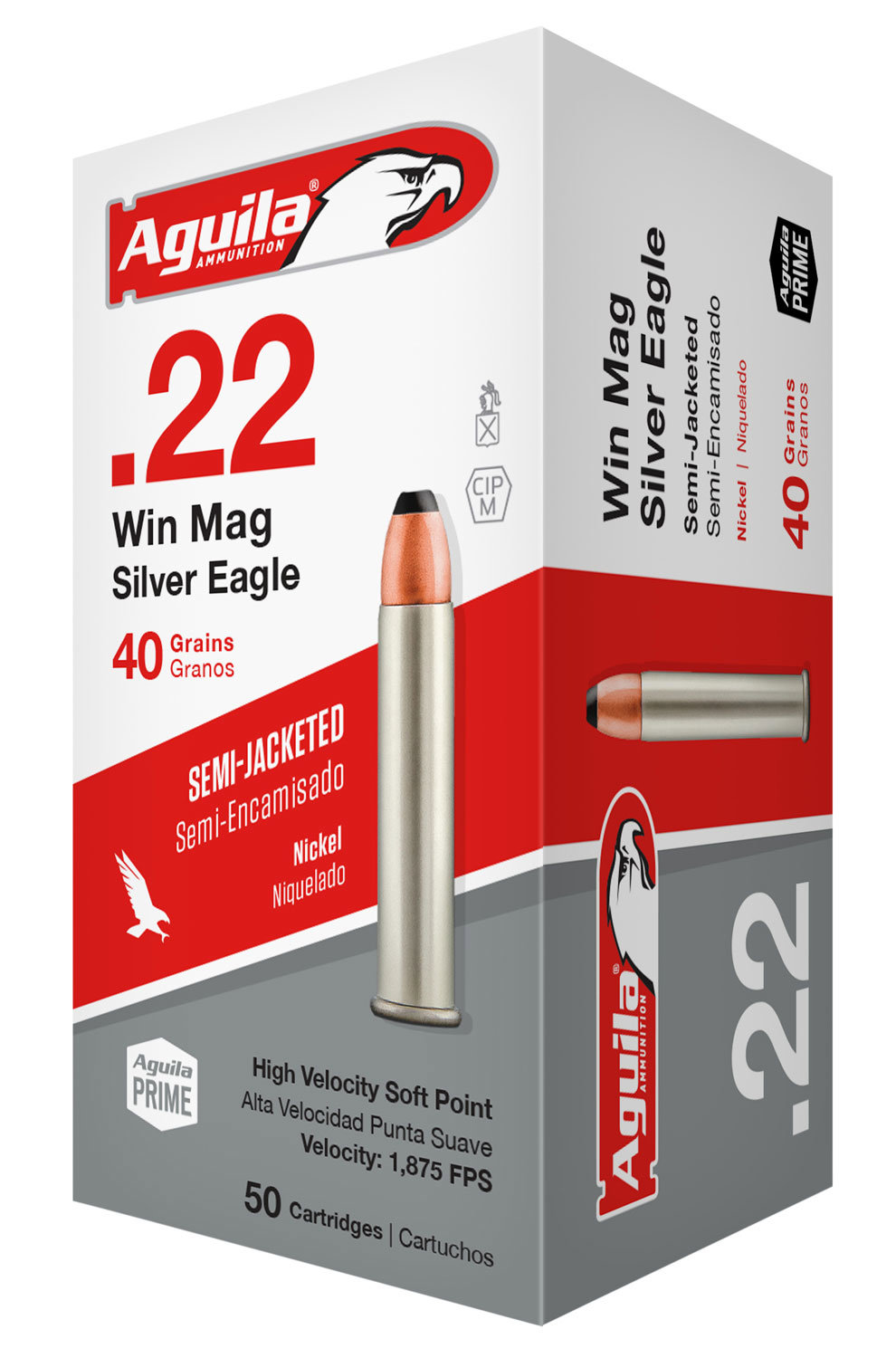 Aguila AGUILA AMMO 22 WMR 40Gr SJSP Silver Eagle 50rd