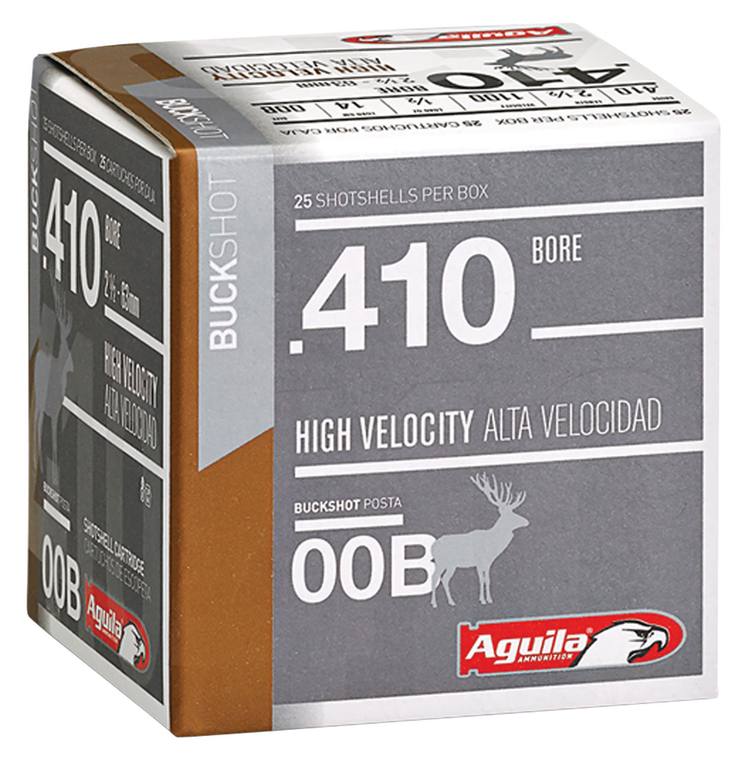 Aguila AGUILA AMMO 410Ga Hunting 2.5" Buckshot 1/2 oz 00 Buck 25rd