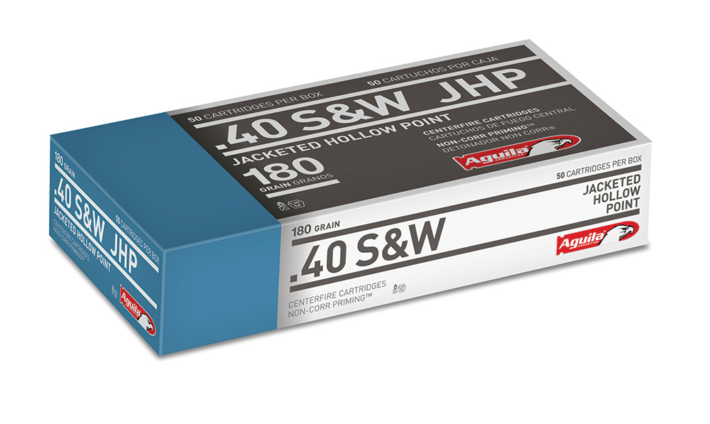 Aguila AGUILA AMMO 40 SW 180Gr JHP 50rd
