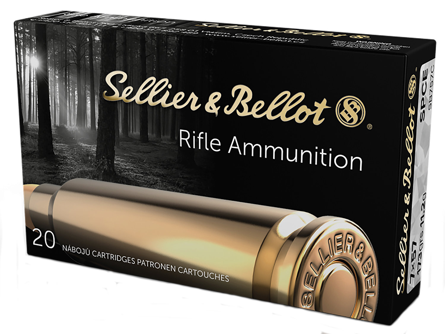 Sellier & Bellot SELLIER BELLOT 7x57 Mauser 173gr Soft Point Cut Through Edge Ammunition | 20 Rounds