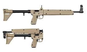 KelTec KELTEC Sub-2000 40 SW 16.1" 15rd Glock 22 Mag Blued/Tan